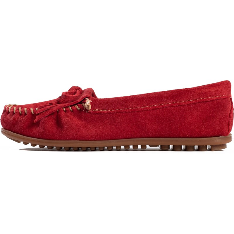 Minnetonka Mokasíny Kilty červená