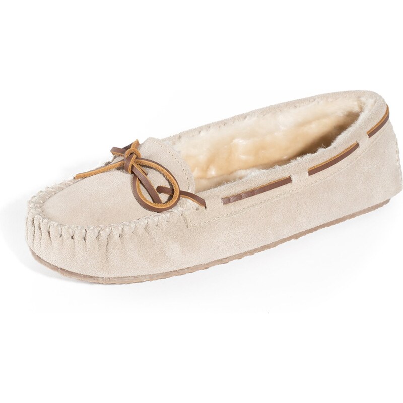 Minnetonka Pantofle Cally béžová / světle hnědá