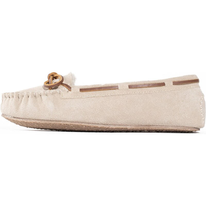 Minnetonka Pantofle Cally béžová / světle hnědá 109315132