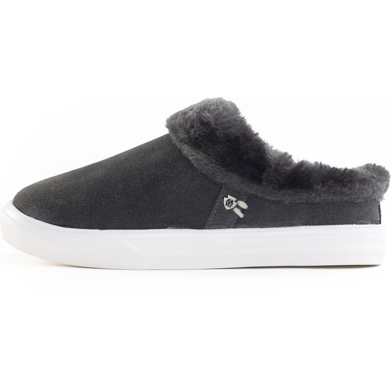 Minnetonka Pantofle Windy tmavě šedá 109390488