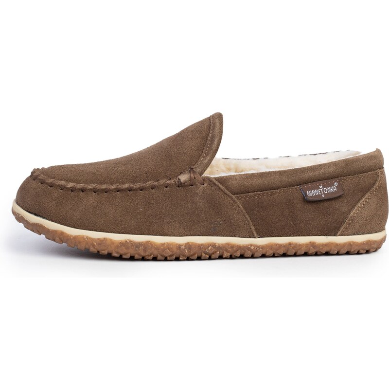 Minnetonka Mokasíny Tilden krémová / hnědá
