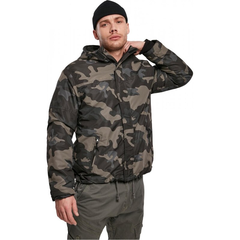 BRANDIT Windbreaker Frontzip - darkcamo