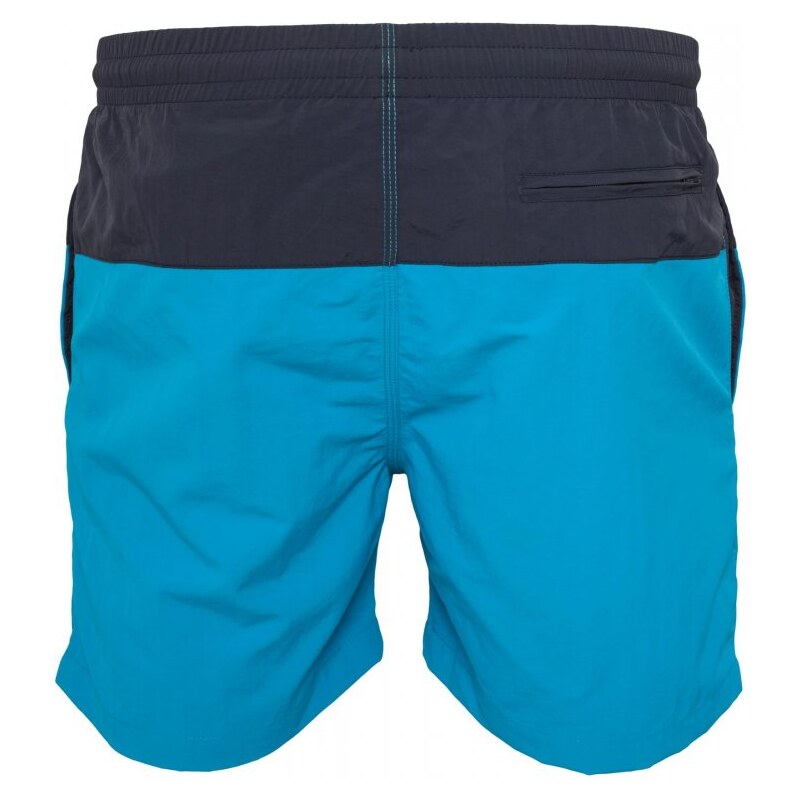 Pánské koupací kraťasy Urban Classics Block Swim Shorts - nvy/tur