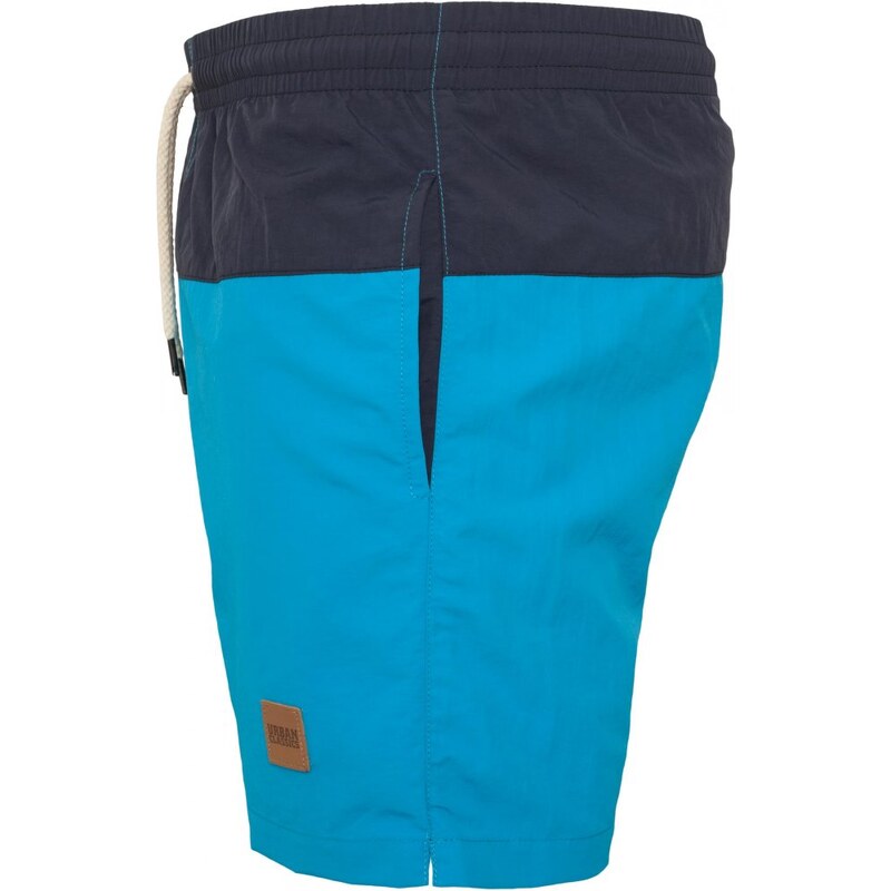 Pánské koupací kraťasy Urban Classics Block Swim Shorts - nvy/tur