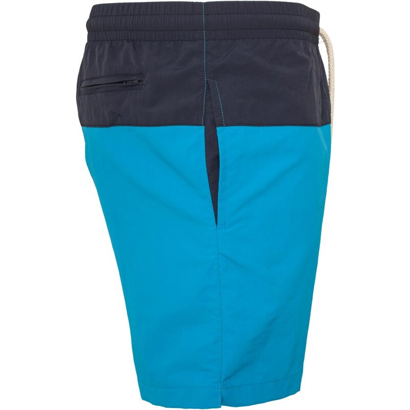 Pánské koupací kraťasy Urban Classics Block Swim Shorts - nvy/tur