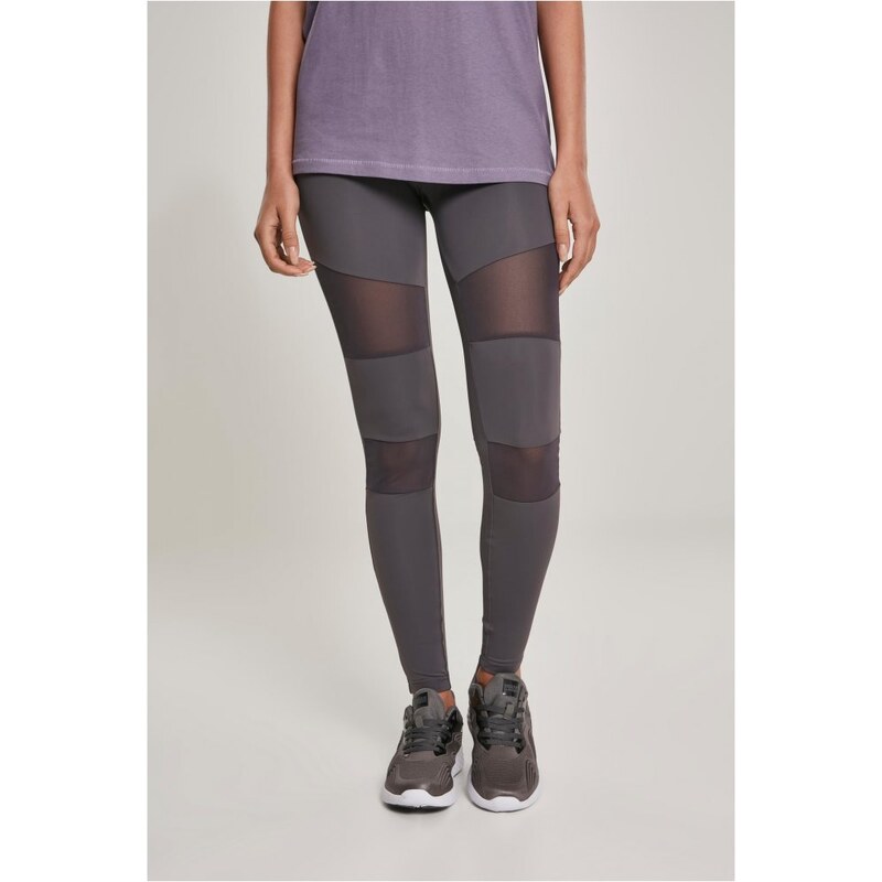 URBAN CLASSICS Ladies Tech Mesh Leggings - dark grey 71843338