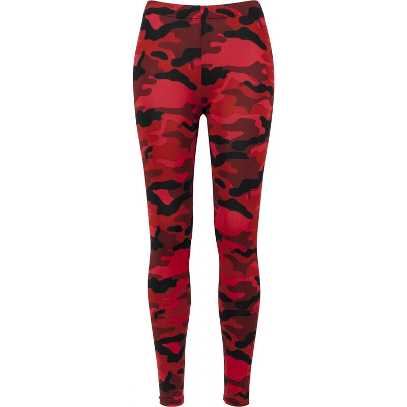 URBAN CLASSICS Ladies Camo Leggings - red camo 83388660