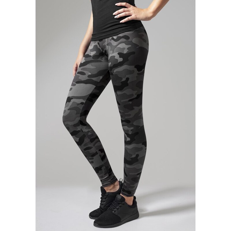URBAN CLASSICS Ladies Camo Leggings - dark camo