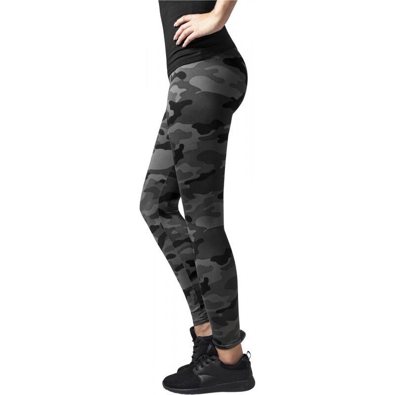 URBAN CLASSICS Ladies Camo Leggings - dark camo