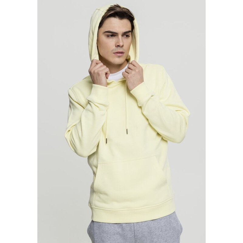 URBAN CLASSICS Basic Sweat Hoody - powderyellow