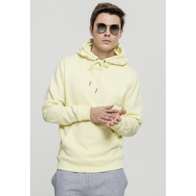 URBAN CLASSICS Basic Sweat Hoody - powderyellow