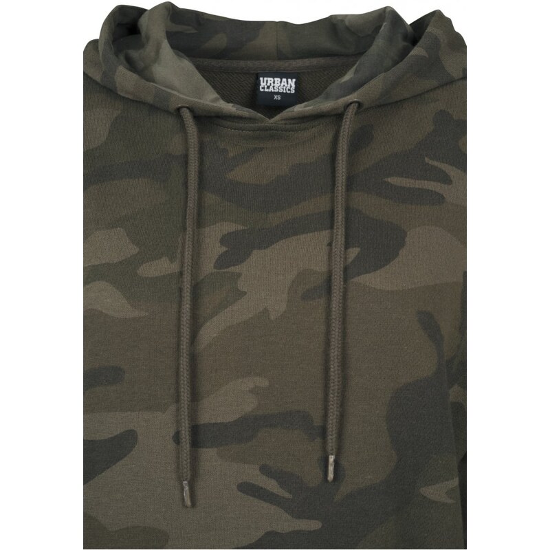 URBAN CLASSICS Ladies Oversized Camo Hoody - olive camo