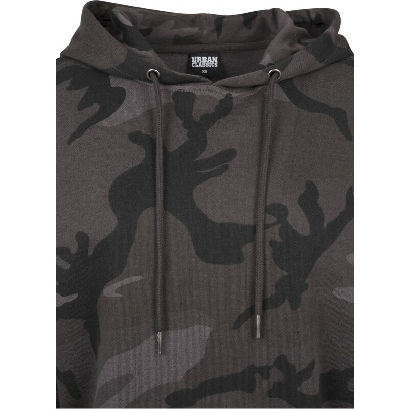 URBAN CLASSICS Ladies Oversized Camo Hoody - dark camo