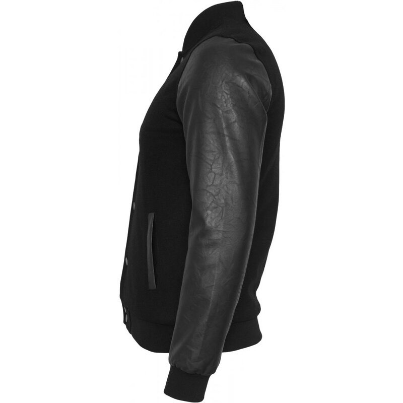 Pánská bunda Urban Classics Oldschool College Jacket - černá