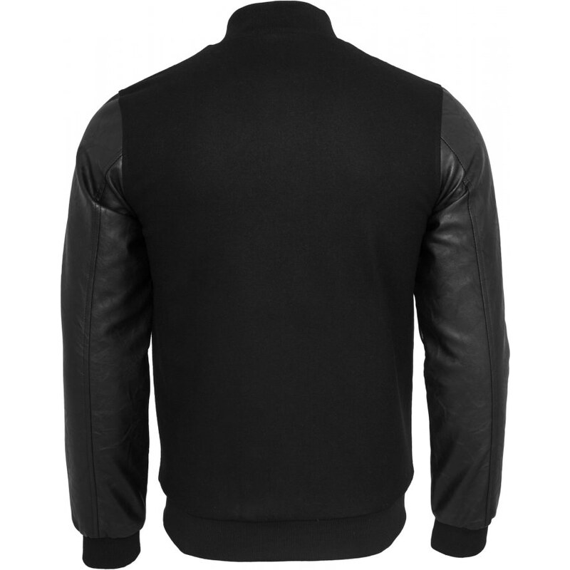 Pánská bunda Urban Classics Oldschool College Jacket - černá