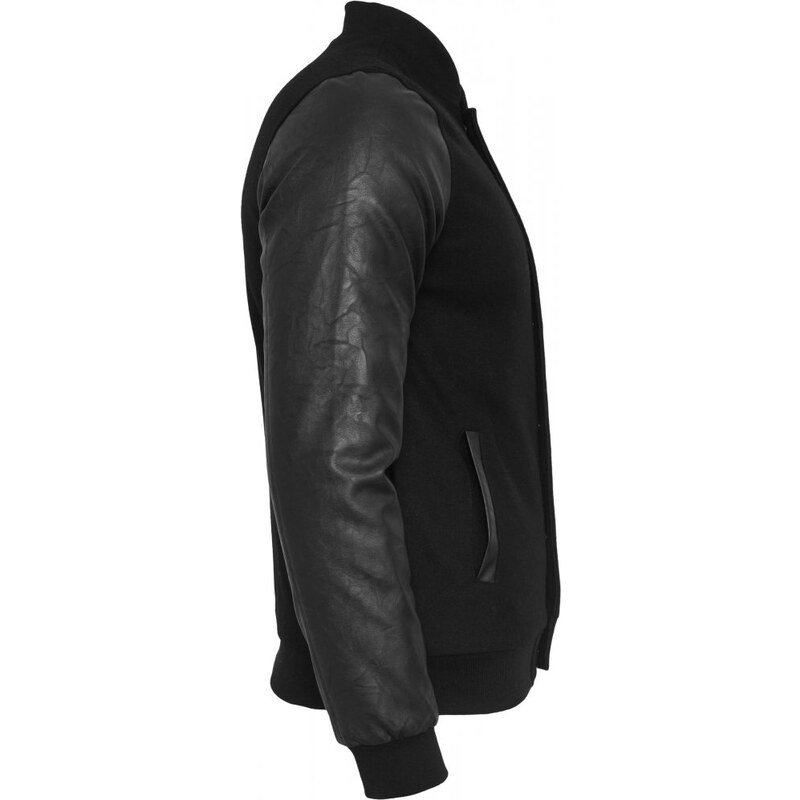 Pánská bunda Urban Classics Oldschool College Jacket - černá