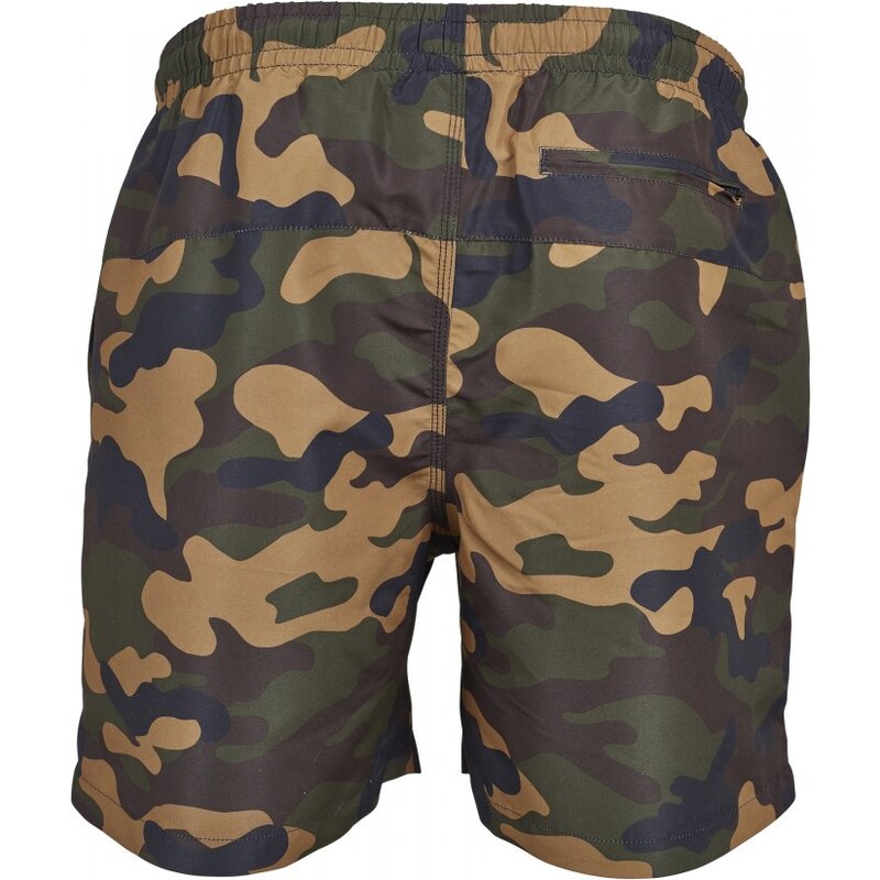 URBAN CLASSICS Camo Swim Shorts - woodcamo