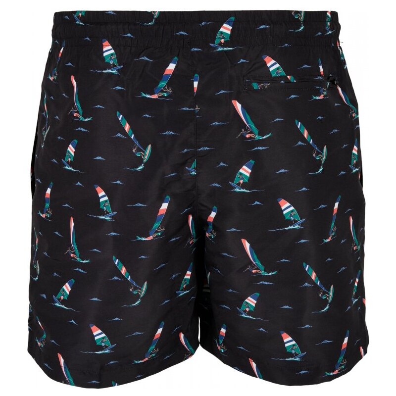 Pánské koupací šortky Urban Classics Pattern Swim Shorts - surf aop