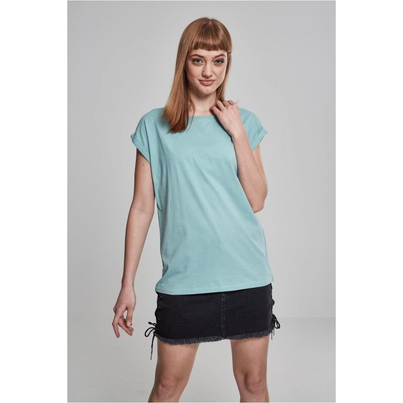 Tričko Urban Classics Ladies Extended Shoulder Tee - bluemint