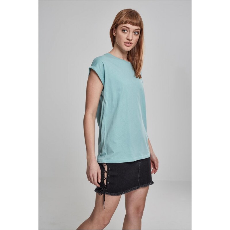 Tričko Urban Classics Ladies Extended Shoulder Tee - bluemint