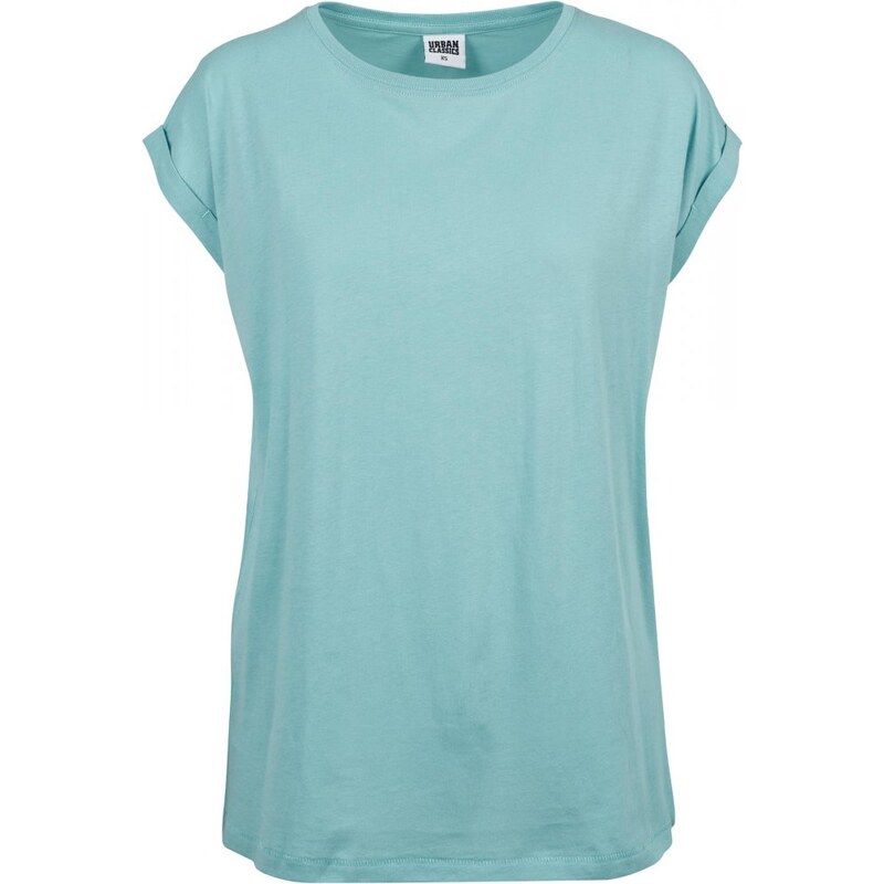 URBAN CLASSICS Ladies Extended Shoulder Tee - bluemint