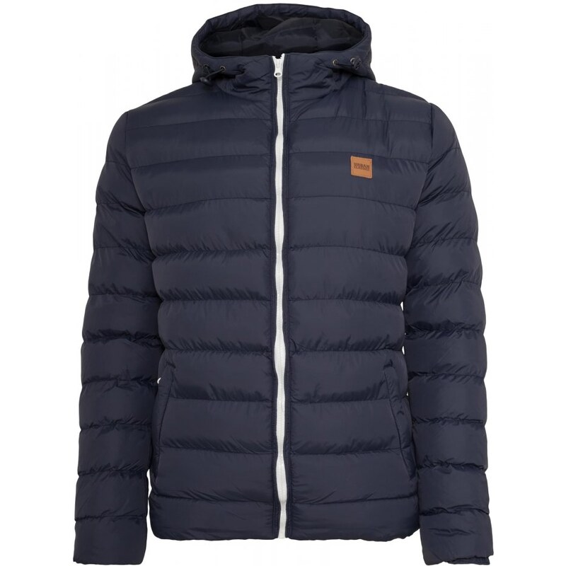 Pánská zimní bunda Urban Classics Basic Bubble Jacket - tmavě modrá