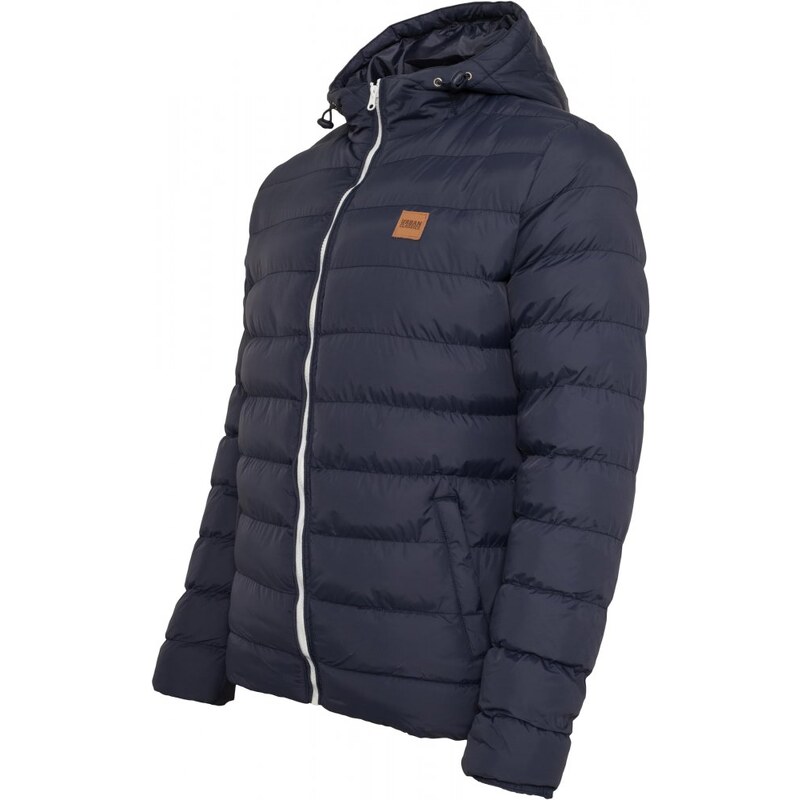 Pánská zimní bunda Urban Classics Basic Bubble Jacket - tmavě modrá
