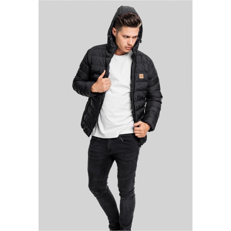 Pánská zimní bunda Urban Classics Basic Bubble Jacket - černá