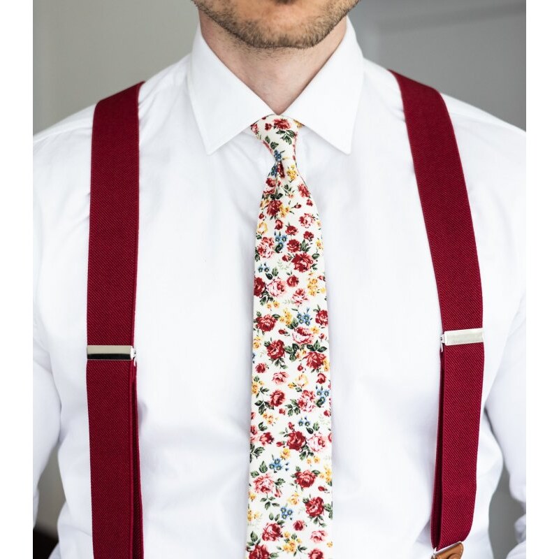 BUBIBUBI Krémová kravata Carmine