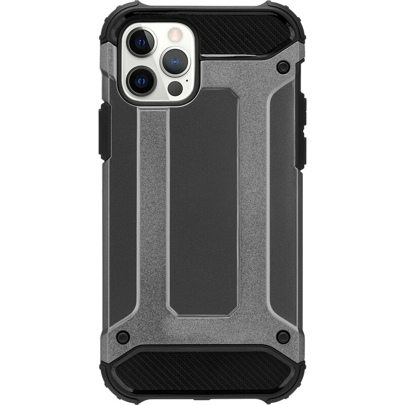 Ochranný kryt pro iPhone 12 - Mercury, Metal Armor Gray