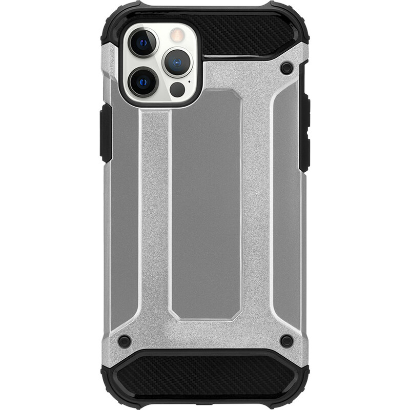 Ochranný kryt pro iPhone 12 Pro - Mercury, Metal Armor Silver