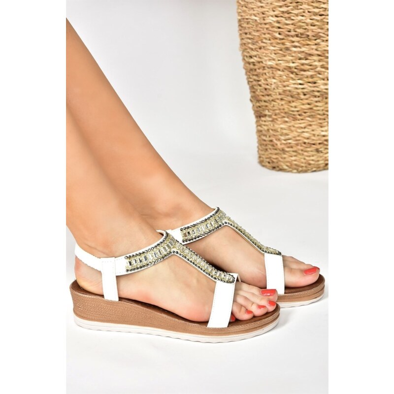 Fox Shoes Women's Daily White Sandals Sandals