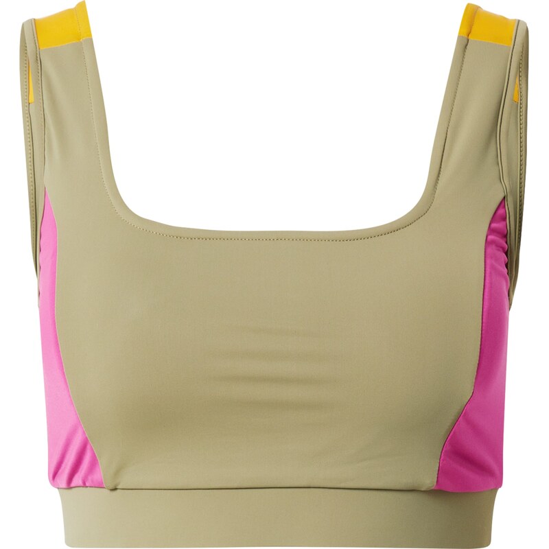 Urban Classics Podprsenka žlutá / khaki / pitaya 109390397
