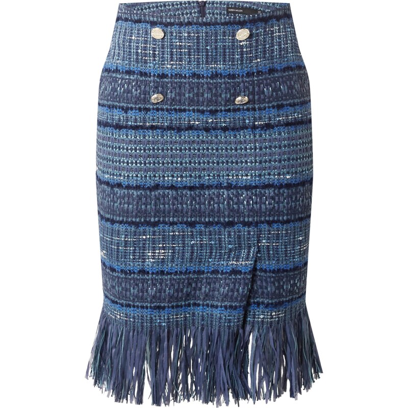 Karen Millen Sukně modrá / marine modrá / bílá