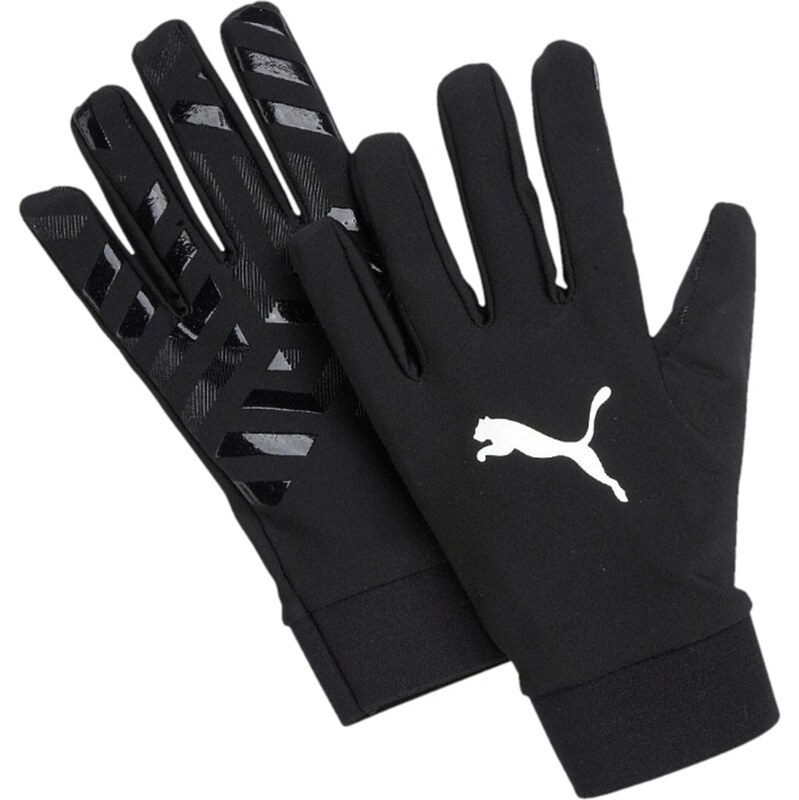 PUMA Sportovní rukavice černá / bílá