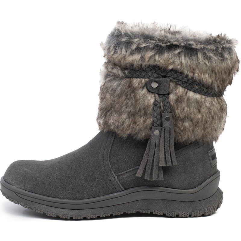 Minnetonka Kozačky Everett béžová / tmavě šedá 109674996