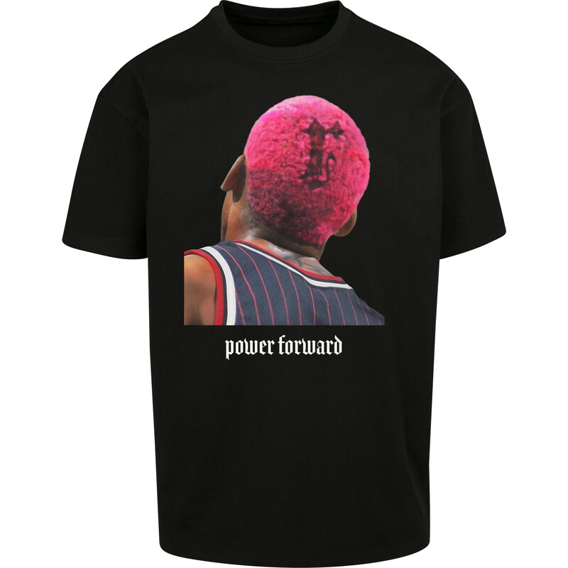Mister Tee Černé tričko Power Forward Oversize