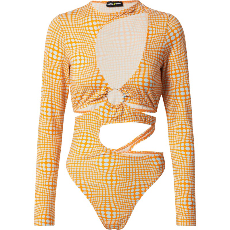 ABOUT YOU x Antonia Body Elise oranžová / bílá 109590210