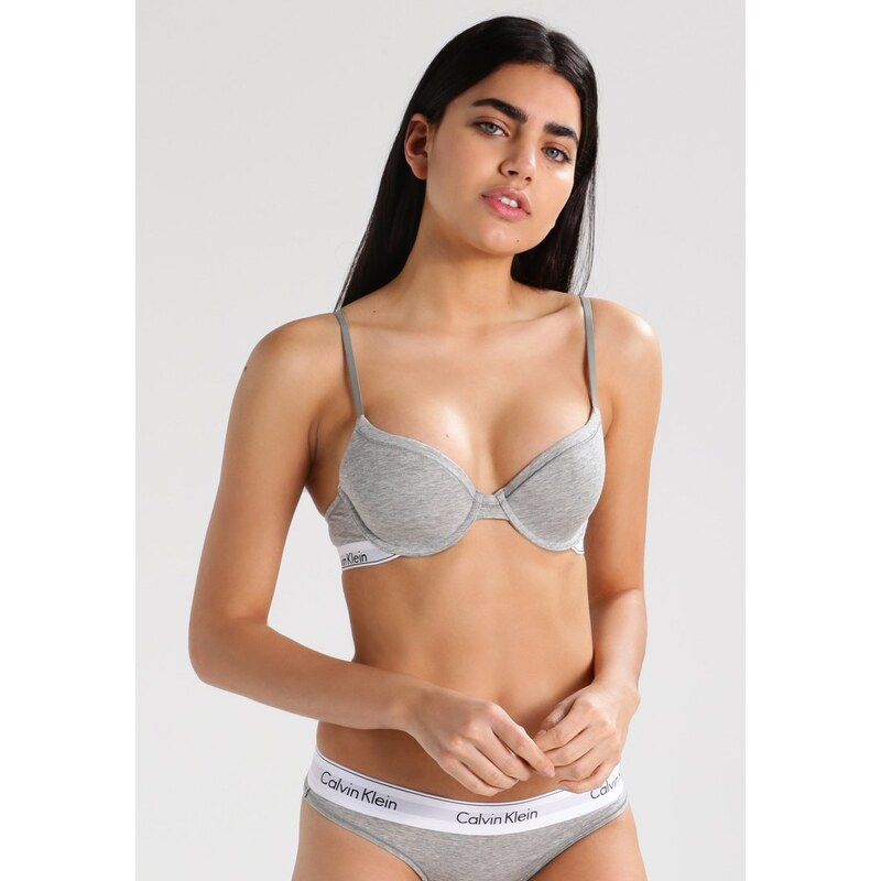 Podprsenka s kosticí F3784E- 020 šedá - Calvin Klein