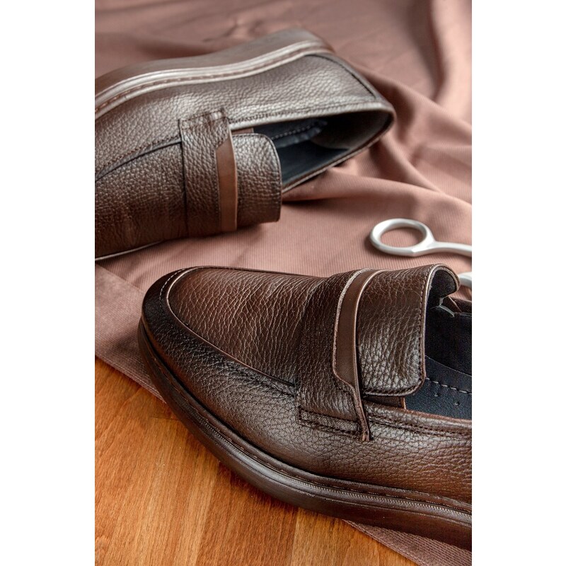 Ducavelli Frio Genuine Leather Men's Casual Classic Shoes, Loafers Classic Shoes.