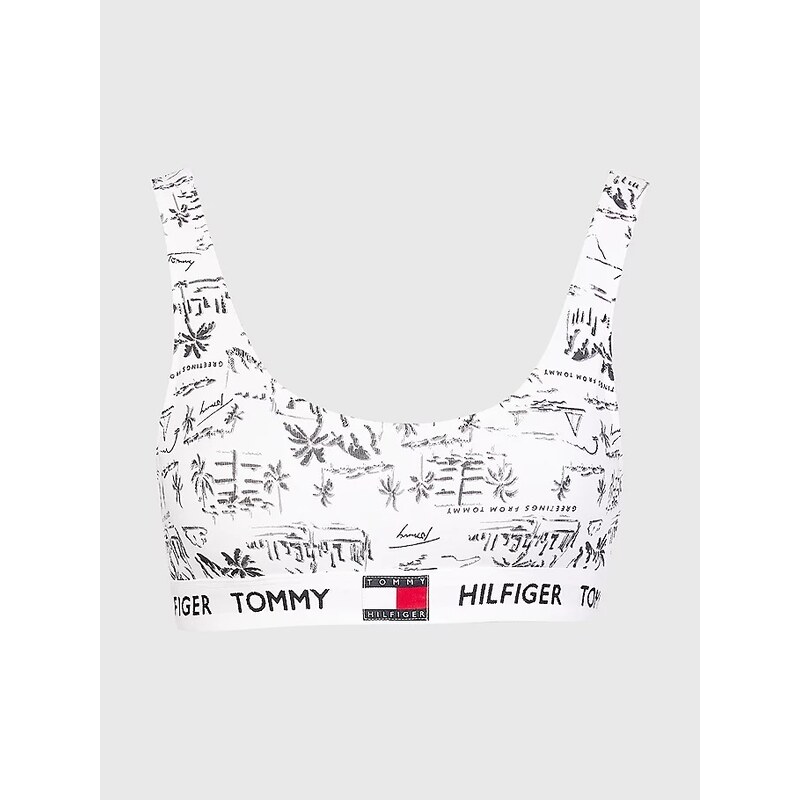 Dámská podprsenka Tommy Hilfiger unlined - bralette, bílá