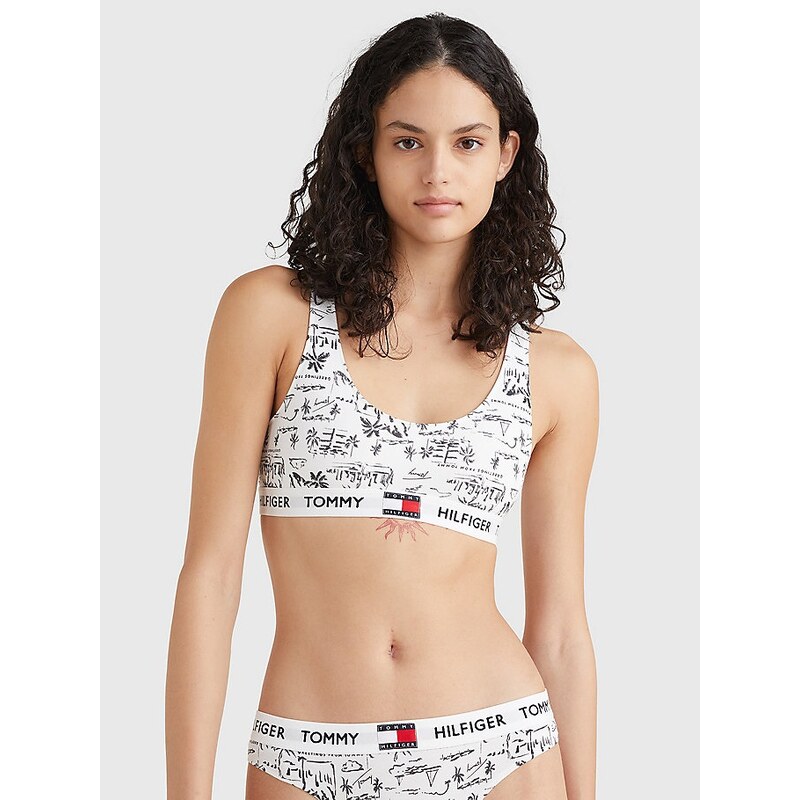 Dámská podprsenka Tommy Hilfiger unlined - bralette, bílá