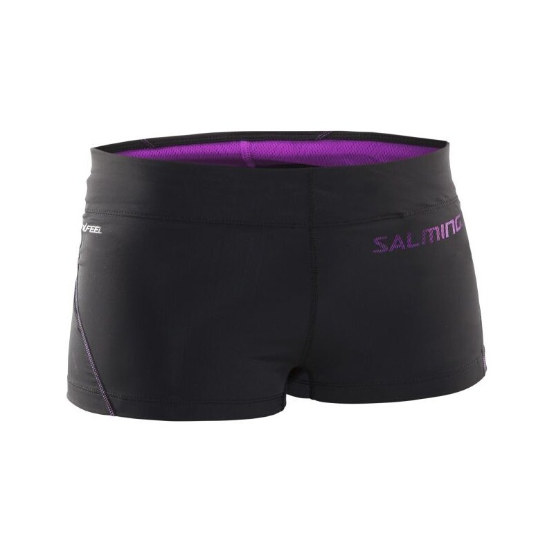 Běžecké šortky SALMING Run Tights Short - Black