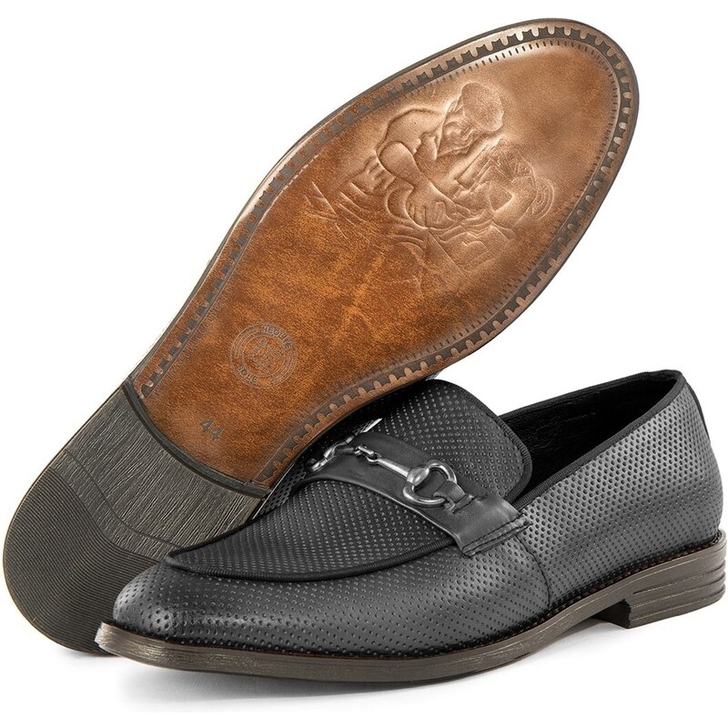 Ducavelli Ancora Genuine Leather Men's Classic Shoes, Loafers Classic Shoes, Loafers.