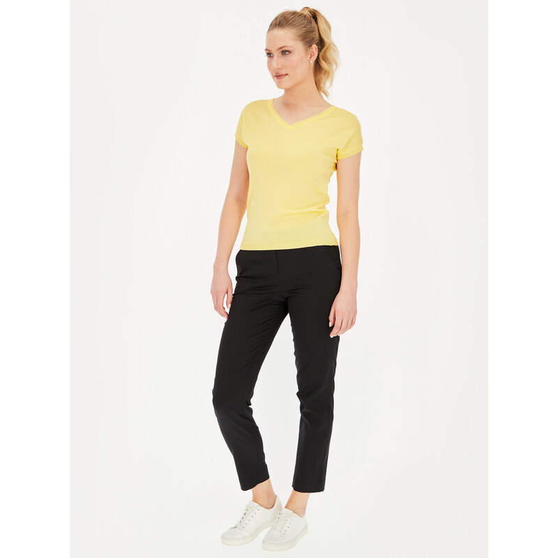 Potis & Verso Top Ross Yellow