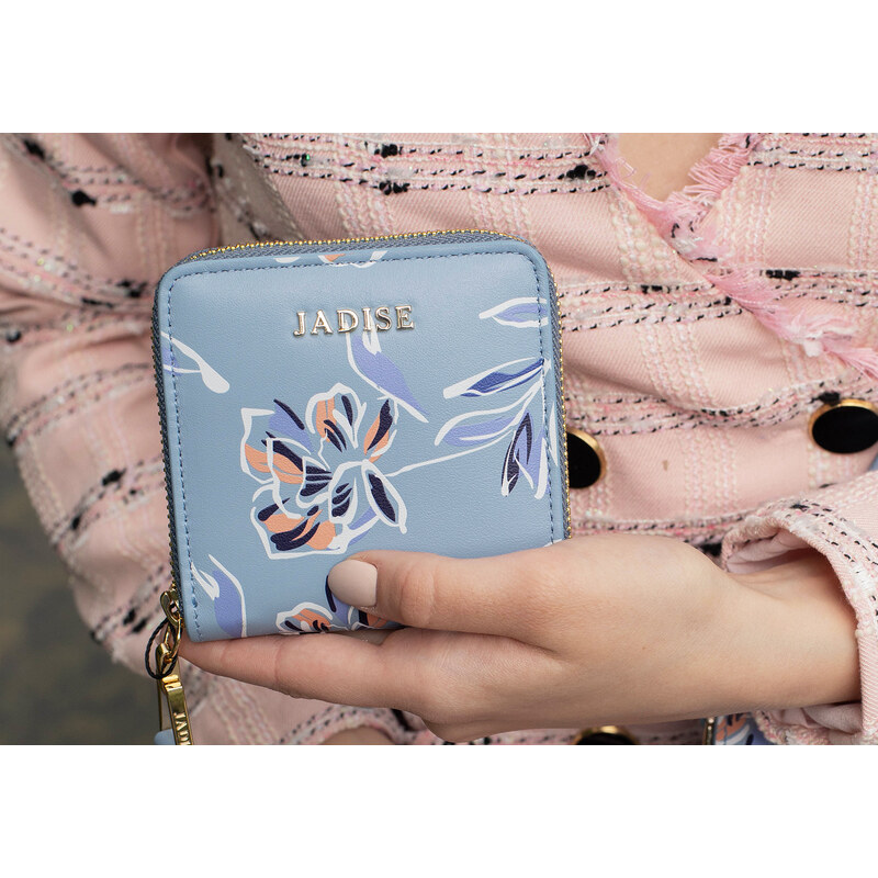 Jadise Dámská kožená peněženka MINI "Kytičky"