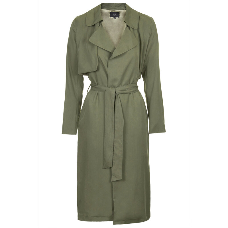 Topshop **Long Trench Coat by Goldie