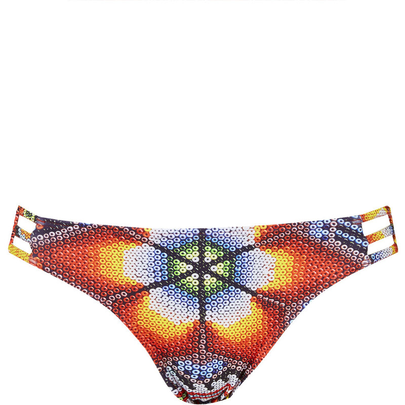 Topshop **Aztec Print Cut-Out Bikini Bottoms by Jaded London