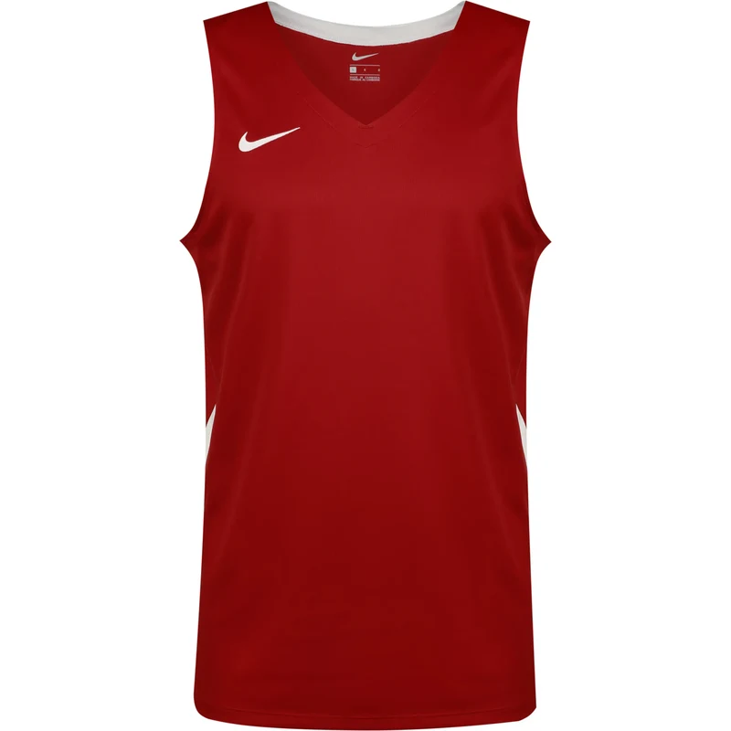 NIKE Funkční tričko Team Stock 20 karmínově červené / bílá