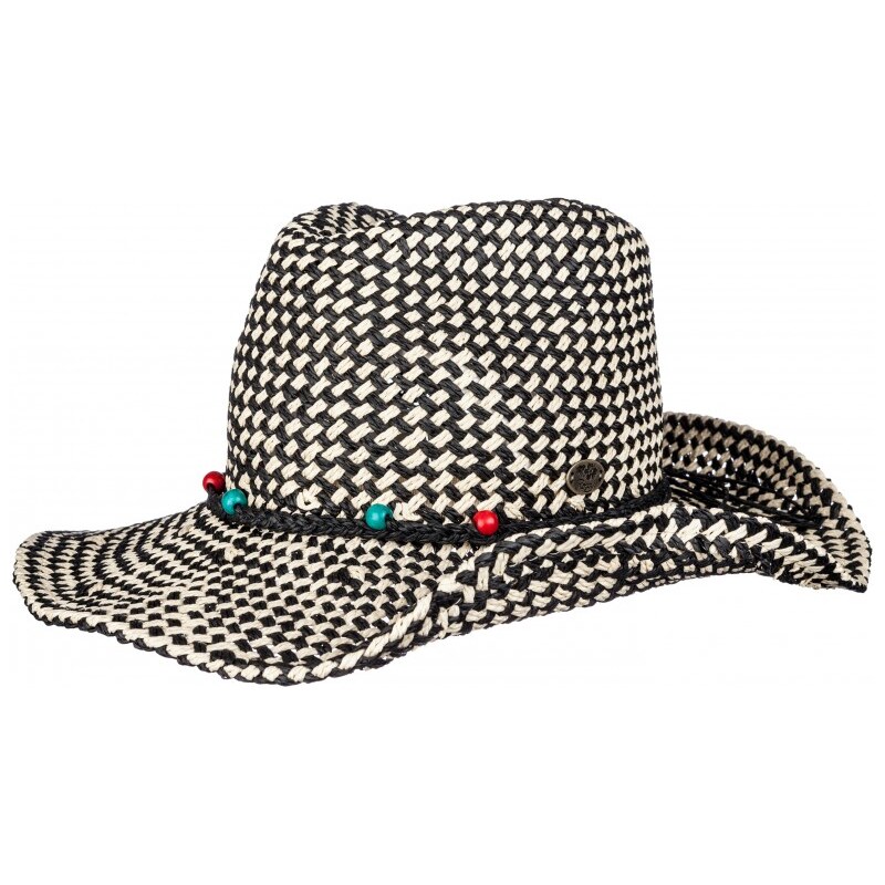 Roxy Slaměný klobouk Seaside Hat True Black WRWHT013-TRB 57 cm AKCE
